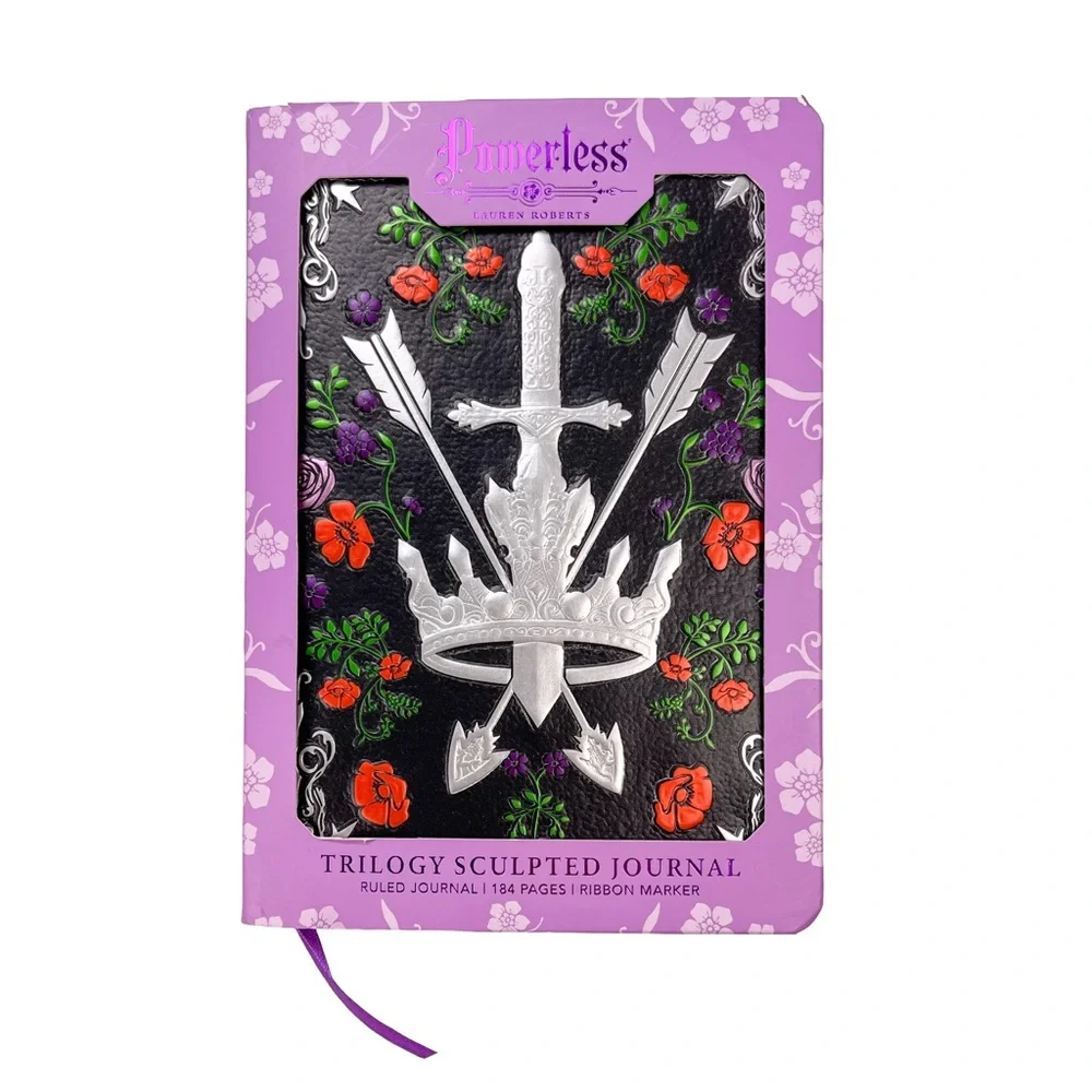 JOURNAL Lauren Roberts: Powerless Trilogy Sculpted Journal NEW